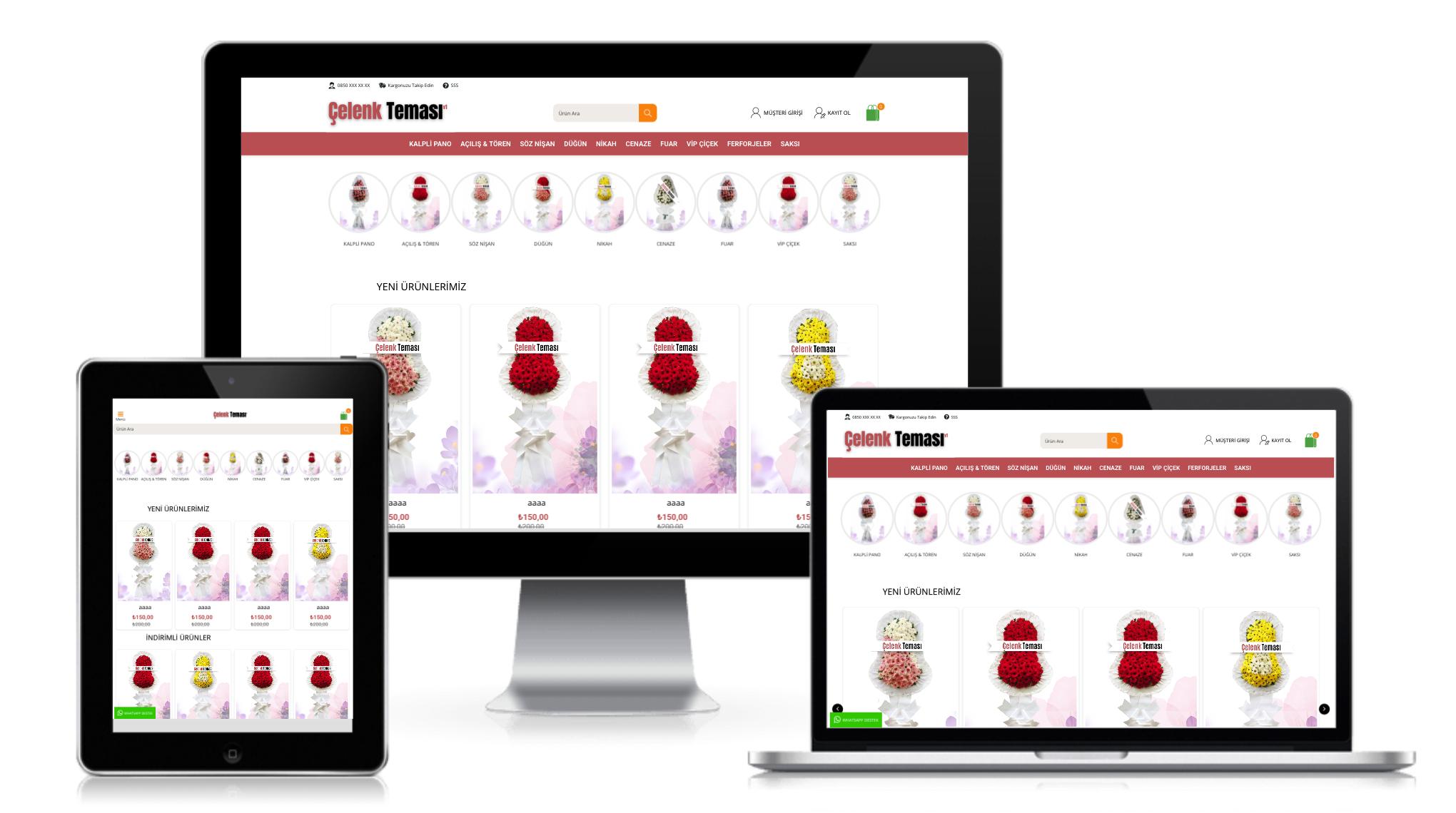 Çelenk E-Ticaret Paketi