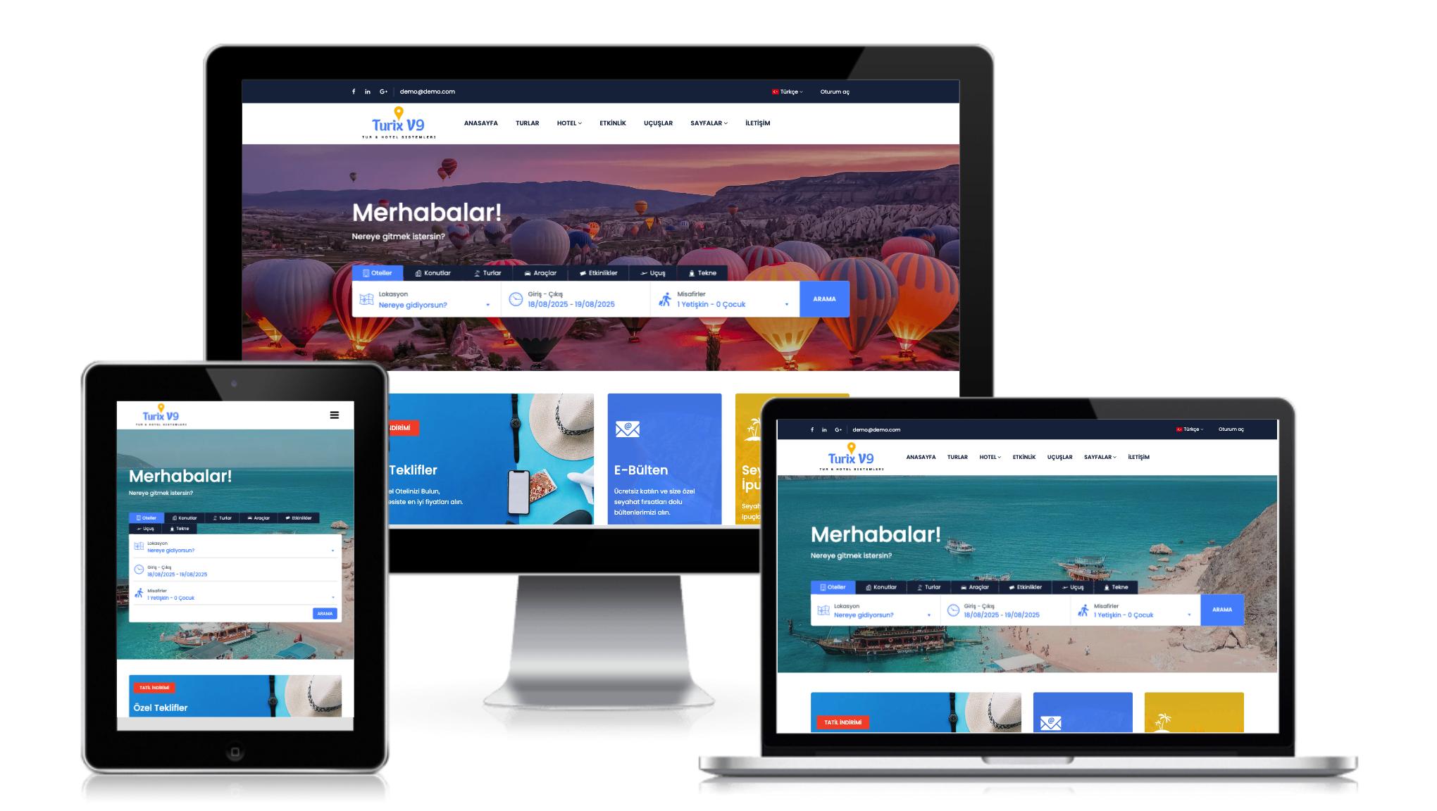 Turix v9.0 Tur ve Hotel Scripti