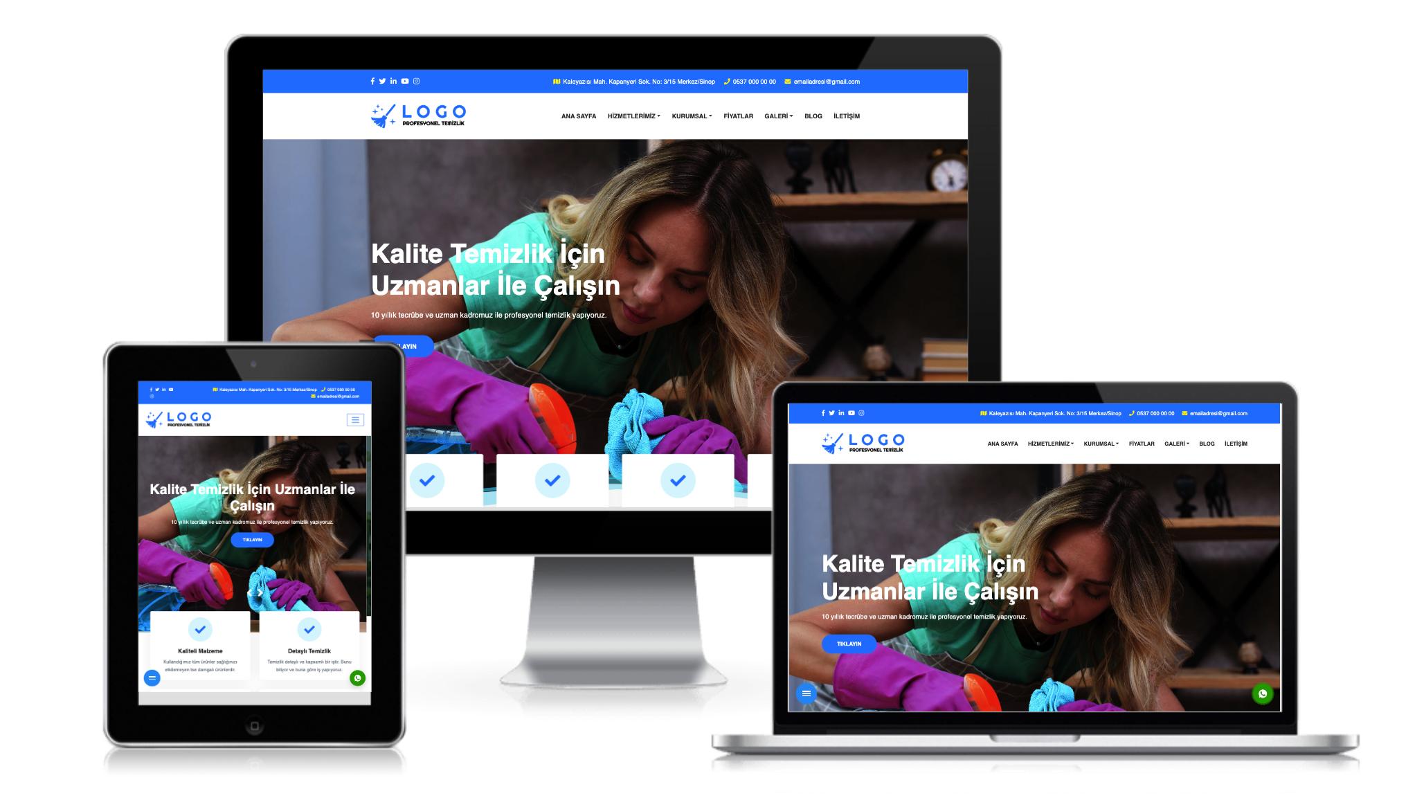 Reinige Temizlik Firması Scripti