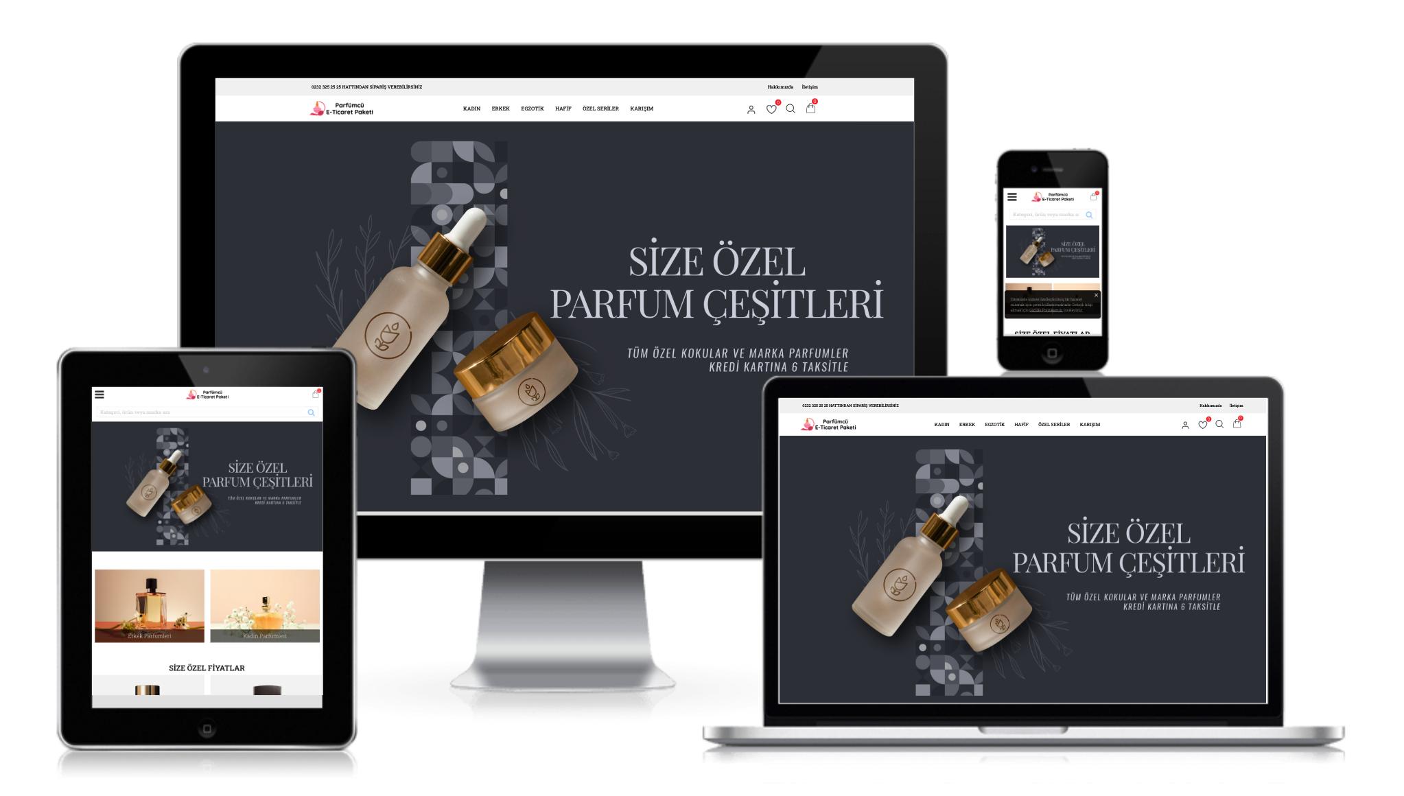 Parfümeri E-Ticaret Paketi