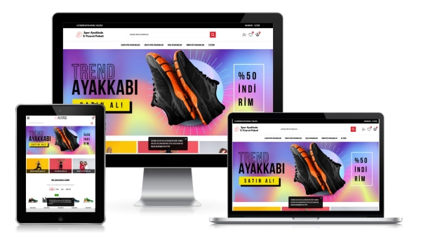 Spor Ayakkabı E-Ticaret Paketi