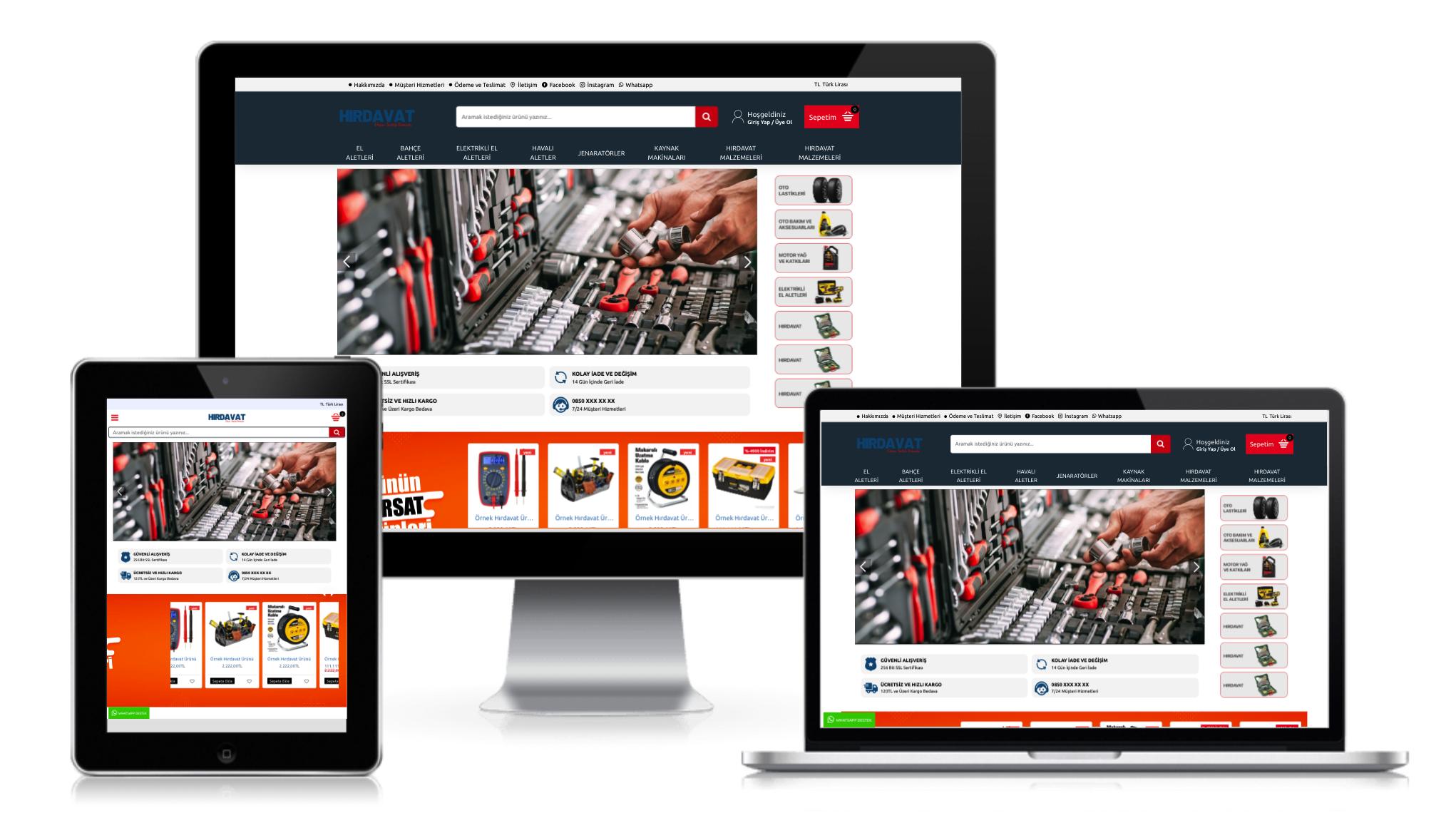 Hırdavat E-Ticaret Paketi v2