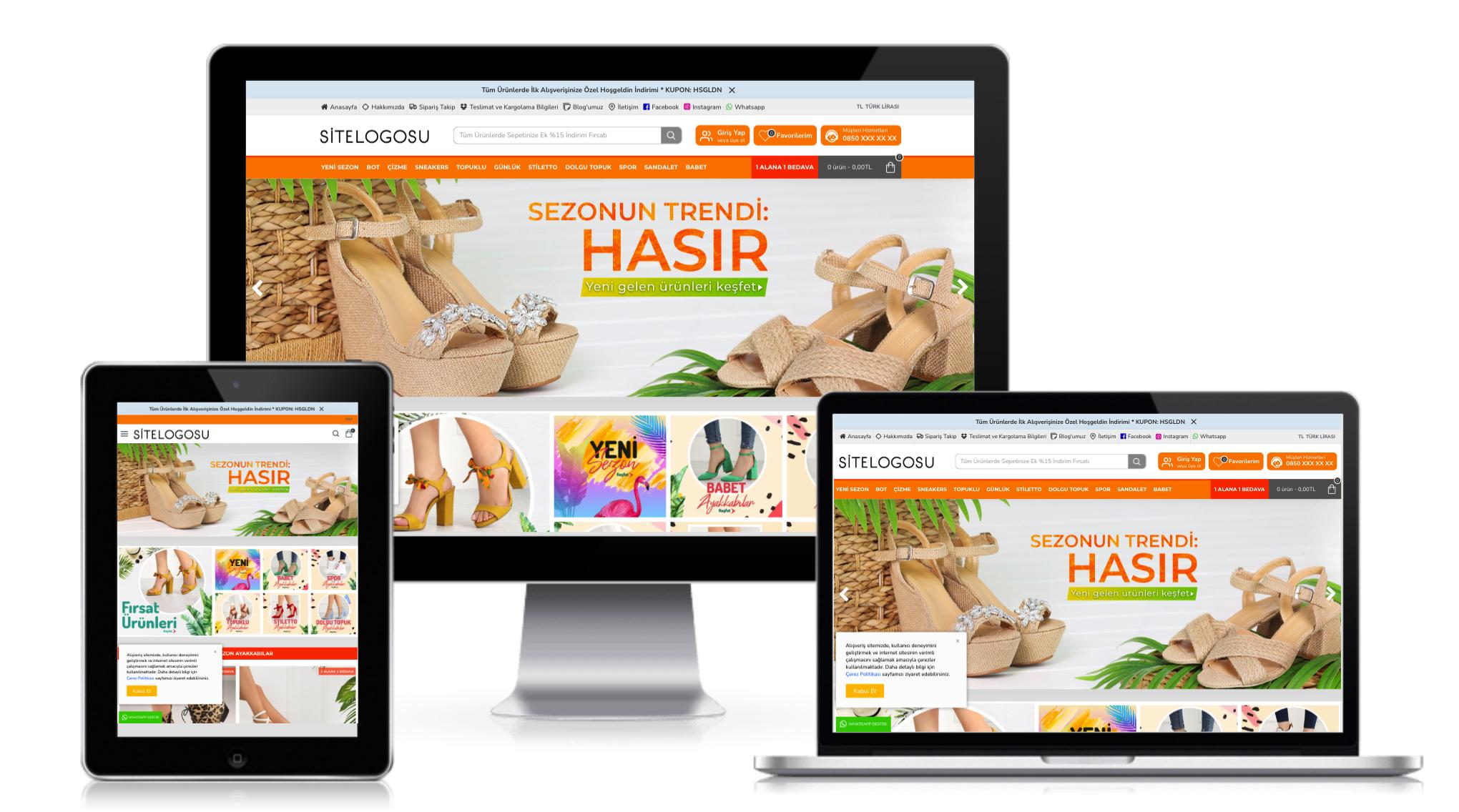 Ayakkabı E-Ticaret Paketi v1