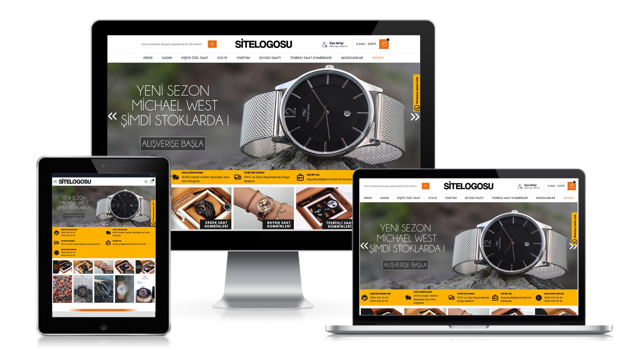 Saat Satış E-Ticaret Paketi v2