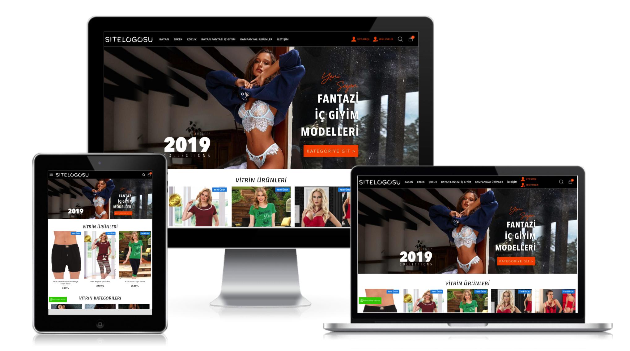 İç Giyim E-Ticaret Paketi v1