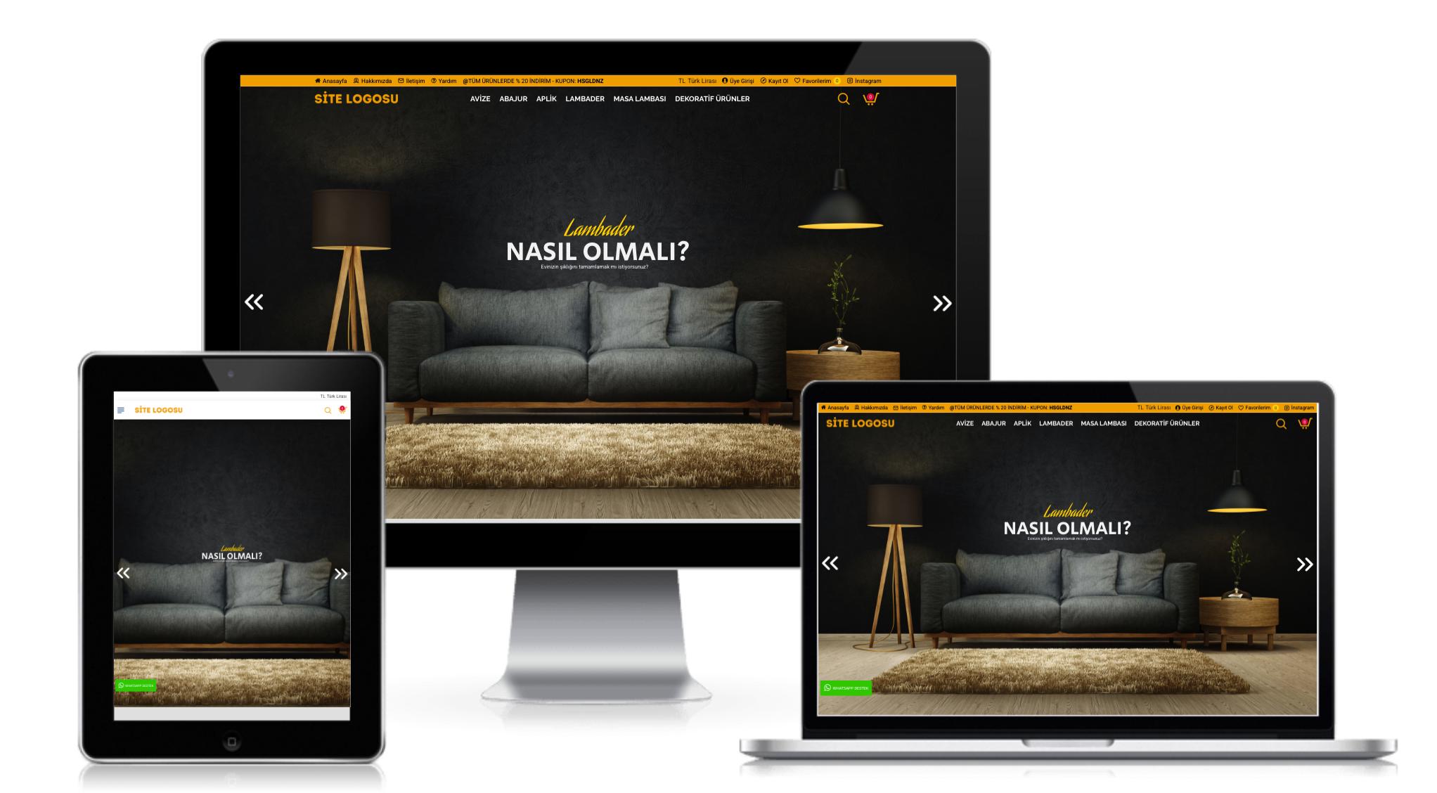 Aydınlatma E-Ticaret Paketi