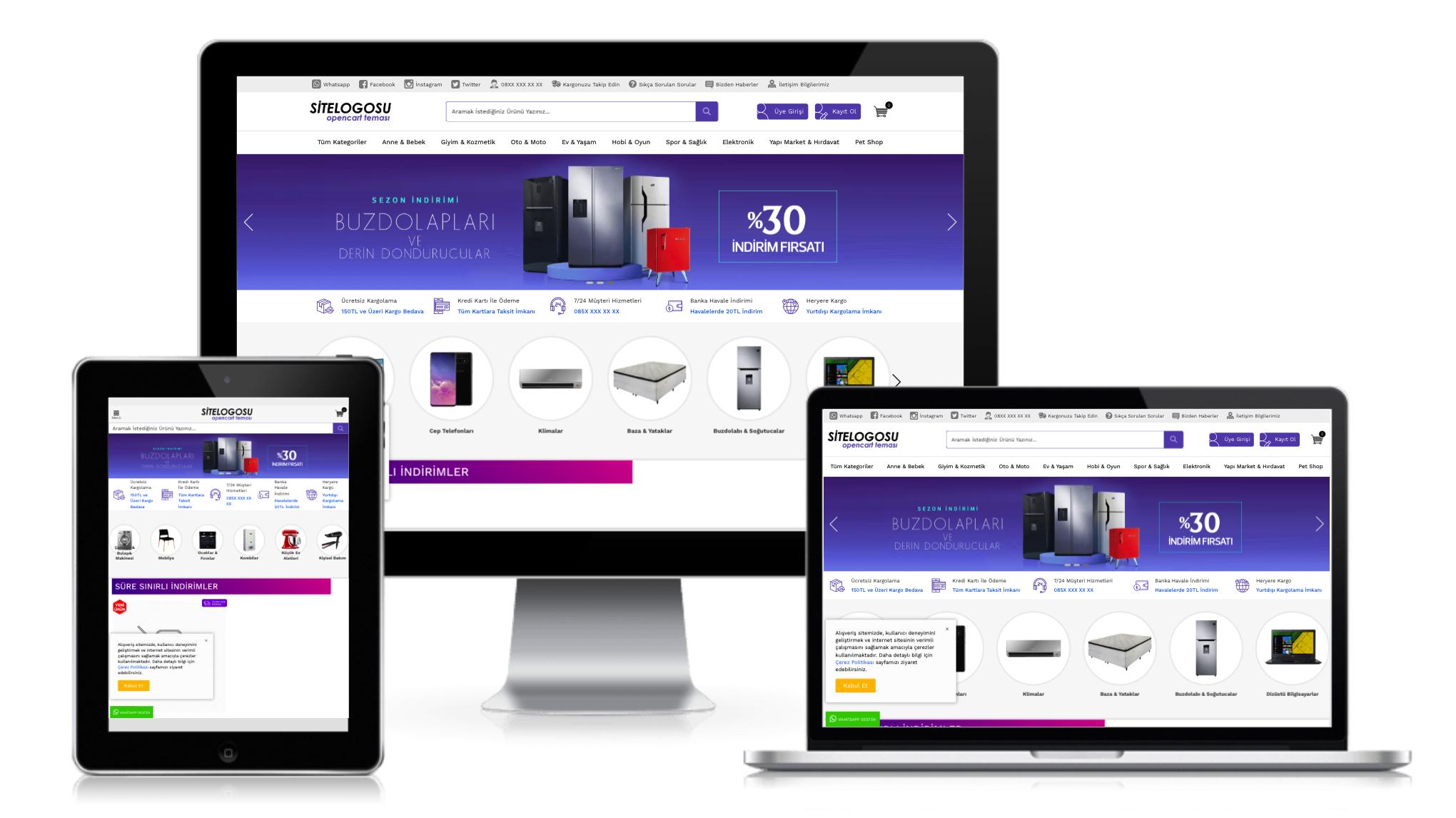 Genel Alışveriş E-Ticaret Paketi v1