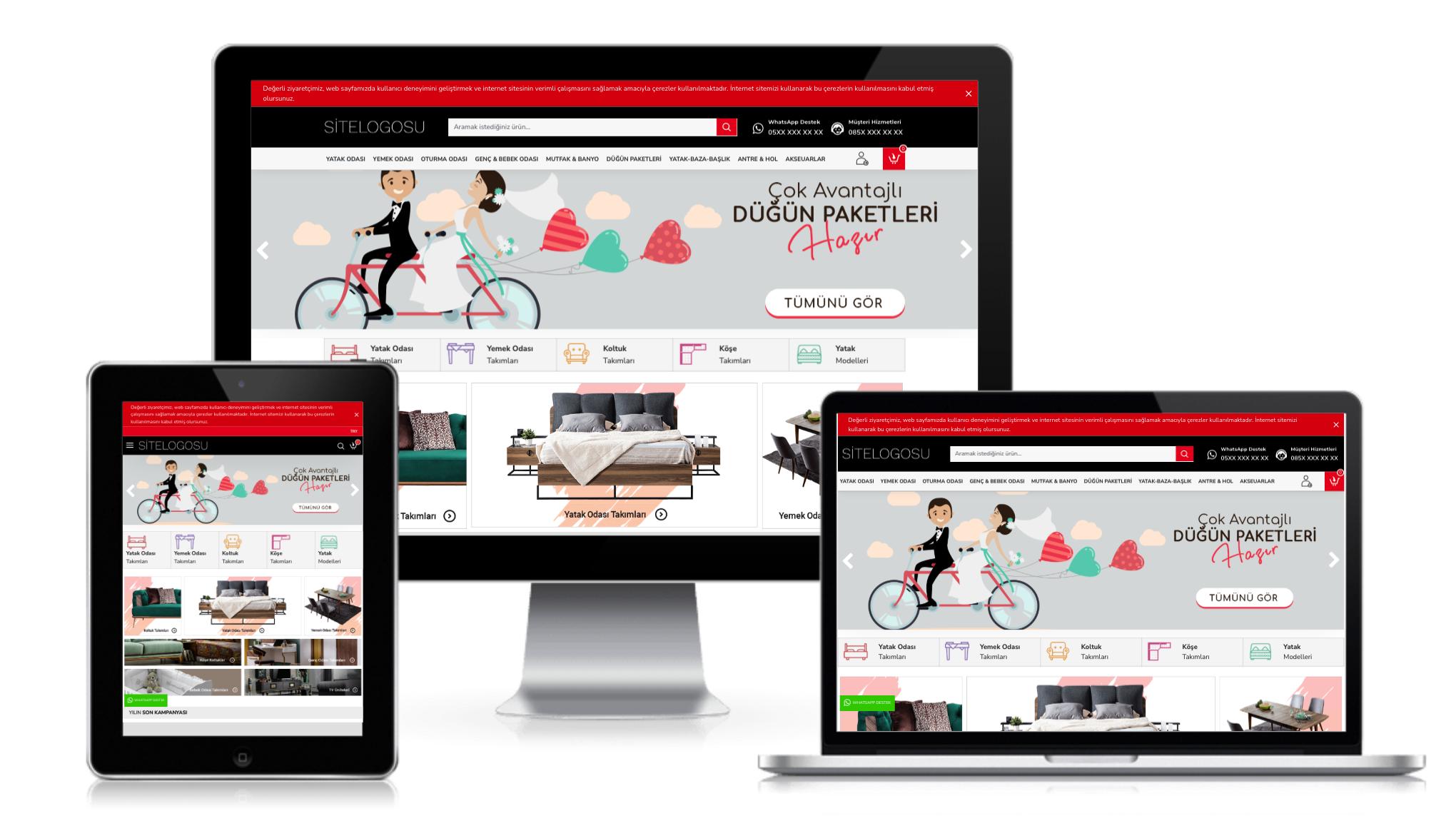 Mobilya E-Ticaret Paketi v1