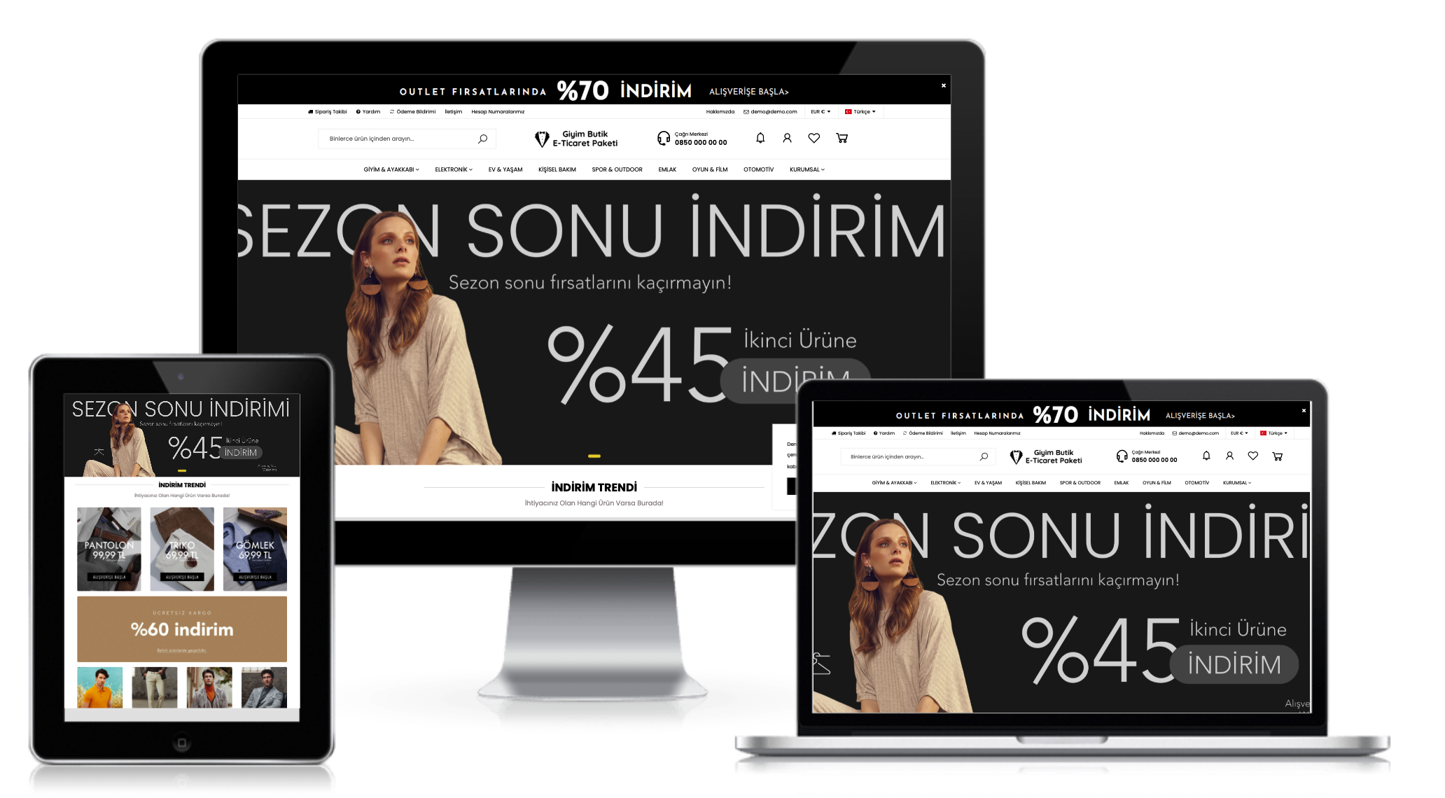 Giyim Butik Premium E-Ticaret v1