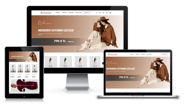 Butik Giyim Premium E-Ticaret v5