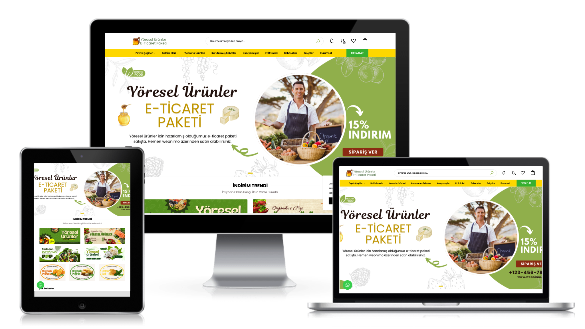 Yöresel Ürünler Premium Eticaret v6