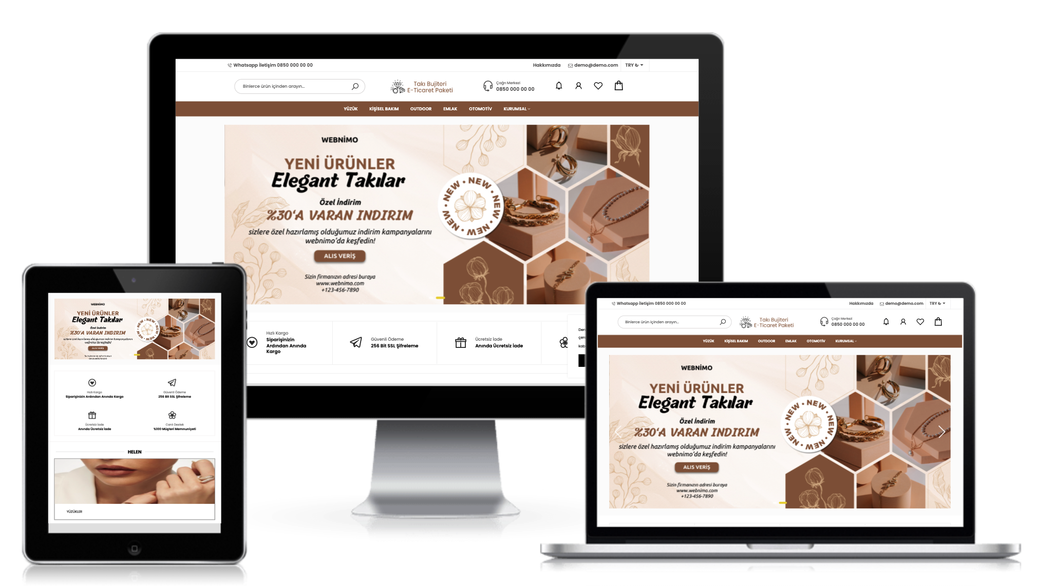 Takı Bujiteri Premium E-Ticaret v7