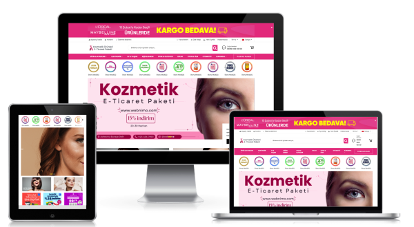 Kozmetik Ürünleri Premium E-Ticaret v10 