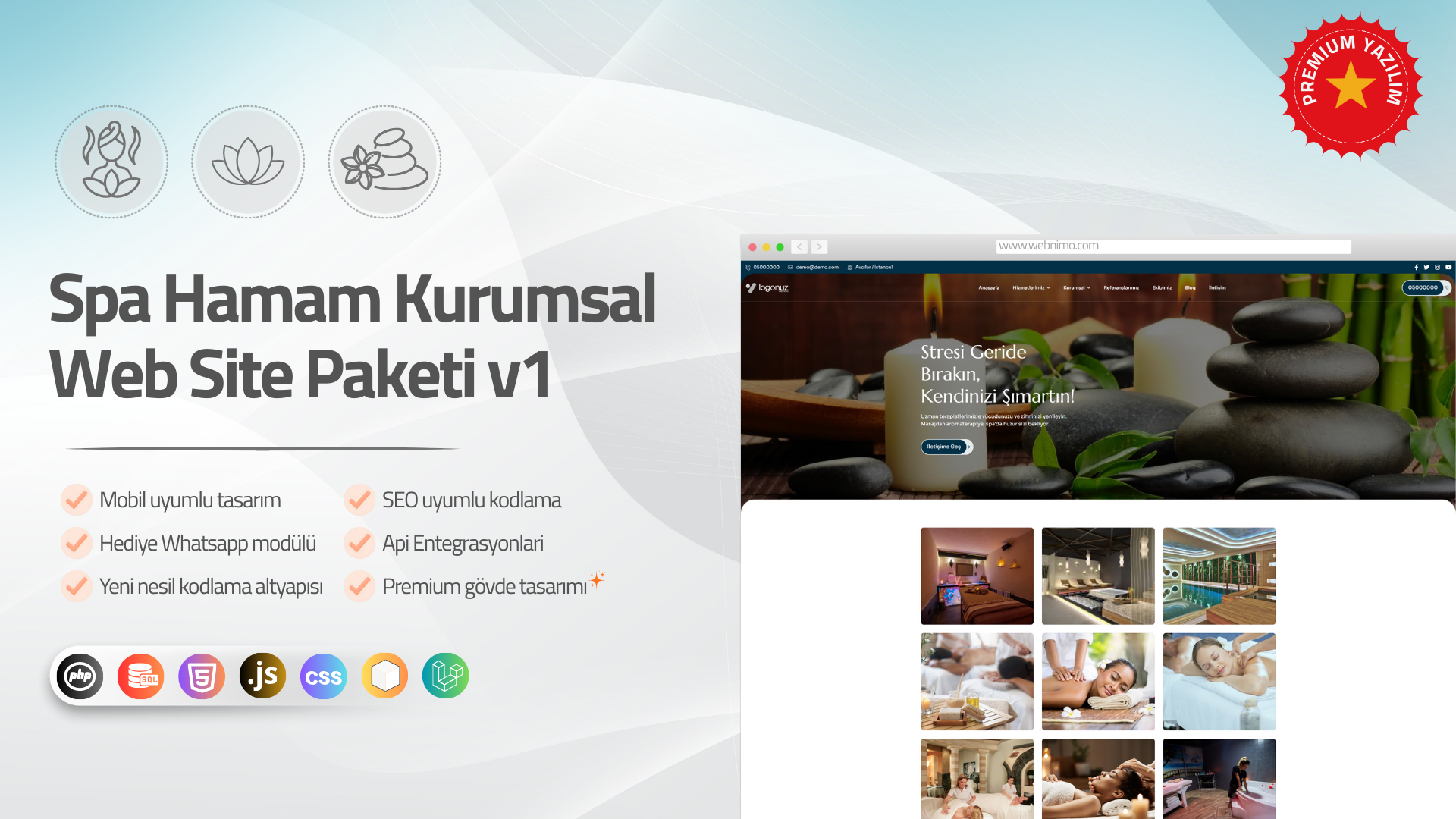 Spa Hamam Kurumsal Script V1