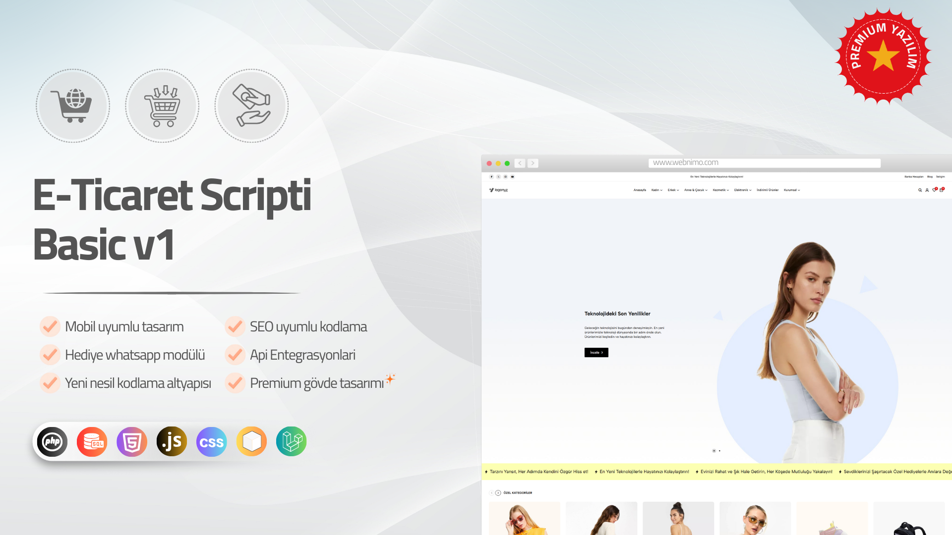 Basic E-Ticaret Scripti v1