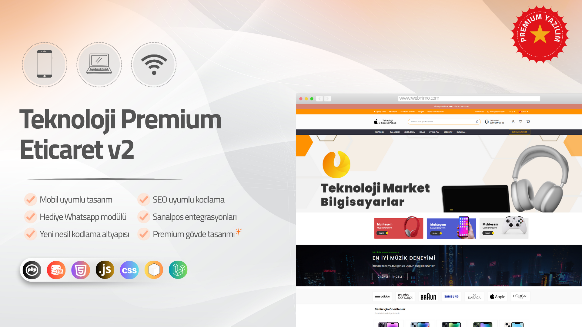 Teknoloji Premium Eticaret v2
