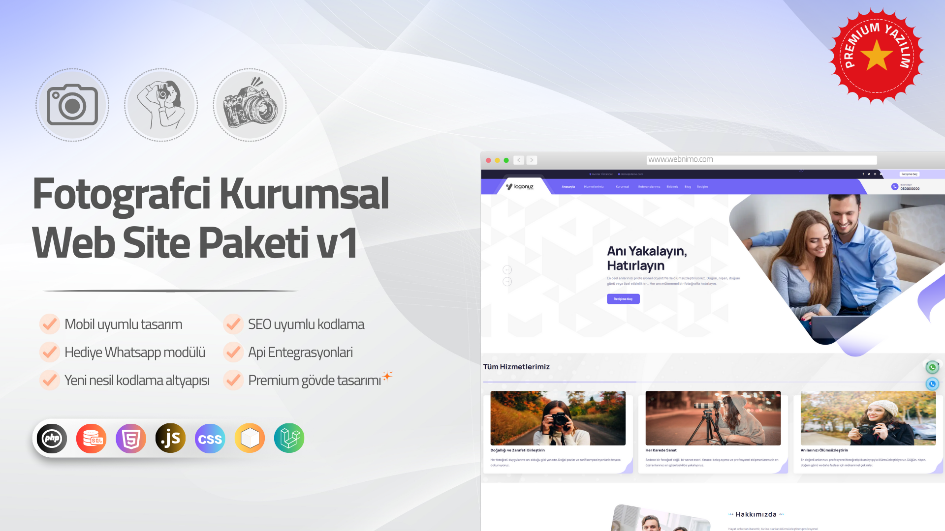 Fotografci Kurumsal Script v1